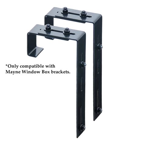 window box deck rail steel brackets|window boxes with brackets.